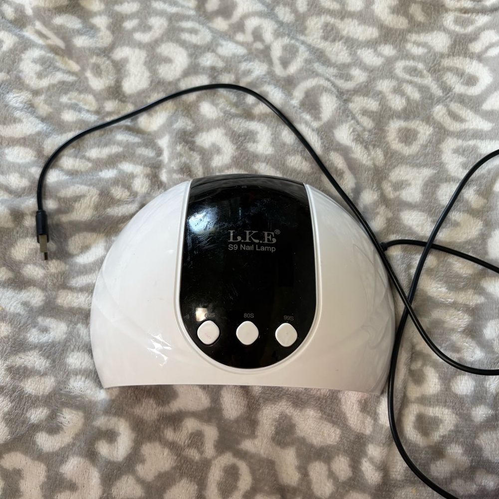 L.K.E S9 White & Black LED Nail Lamp